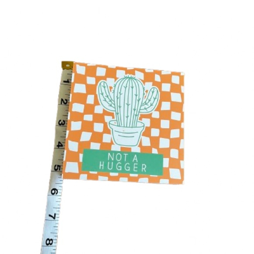 Orange and Green Cactus Wall Art